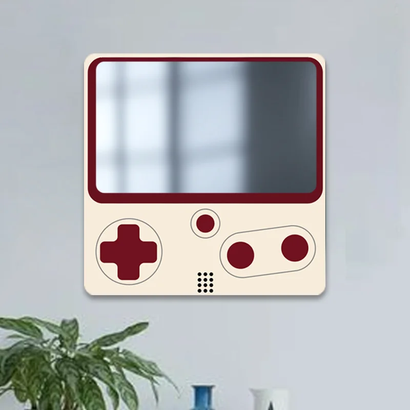 Party Games On Switch - 20CM Self-adhesive Decorative Wall Mirror Halloween