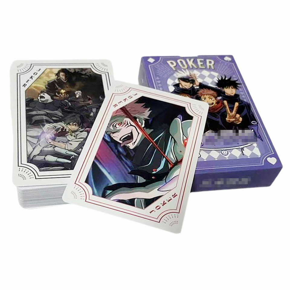 Party Games Kids Indoor - Jujutsu Kaisen Playing Poker Cards Board