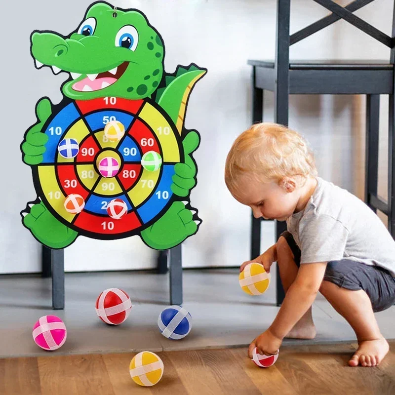 Party Games Kids Indoor - Educational Games Dart Board Stickey Ball