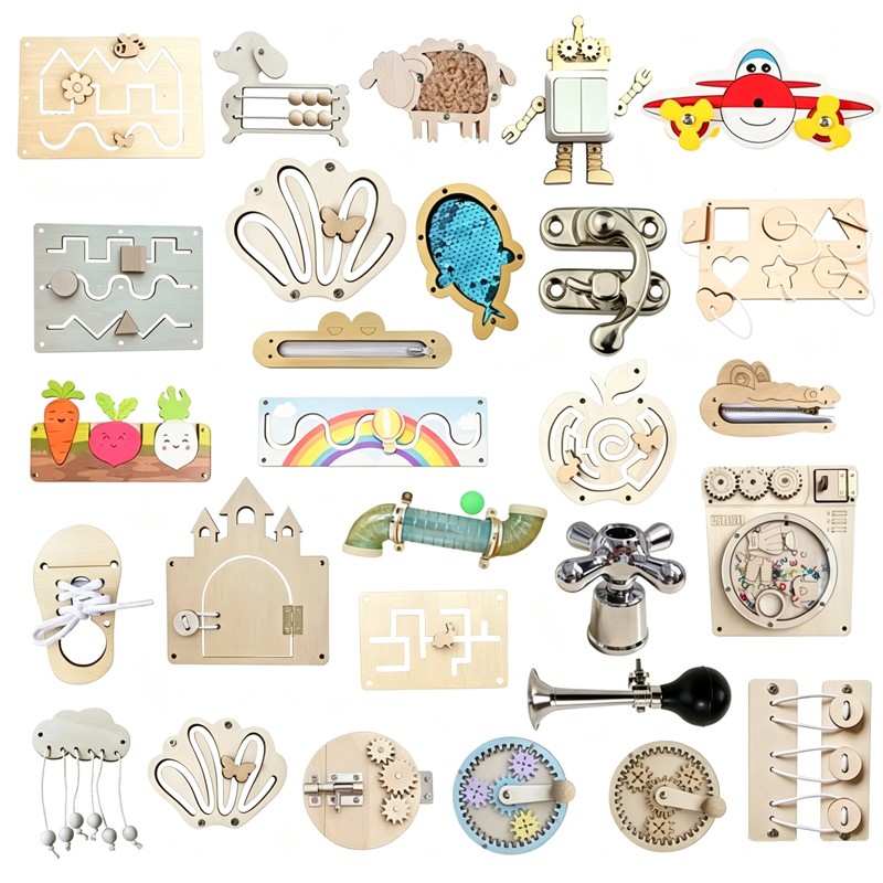 Party Games Kids Indoor - Kids Busy Board DIY Accessories Baby