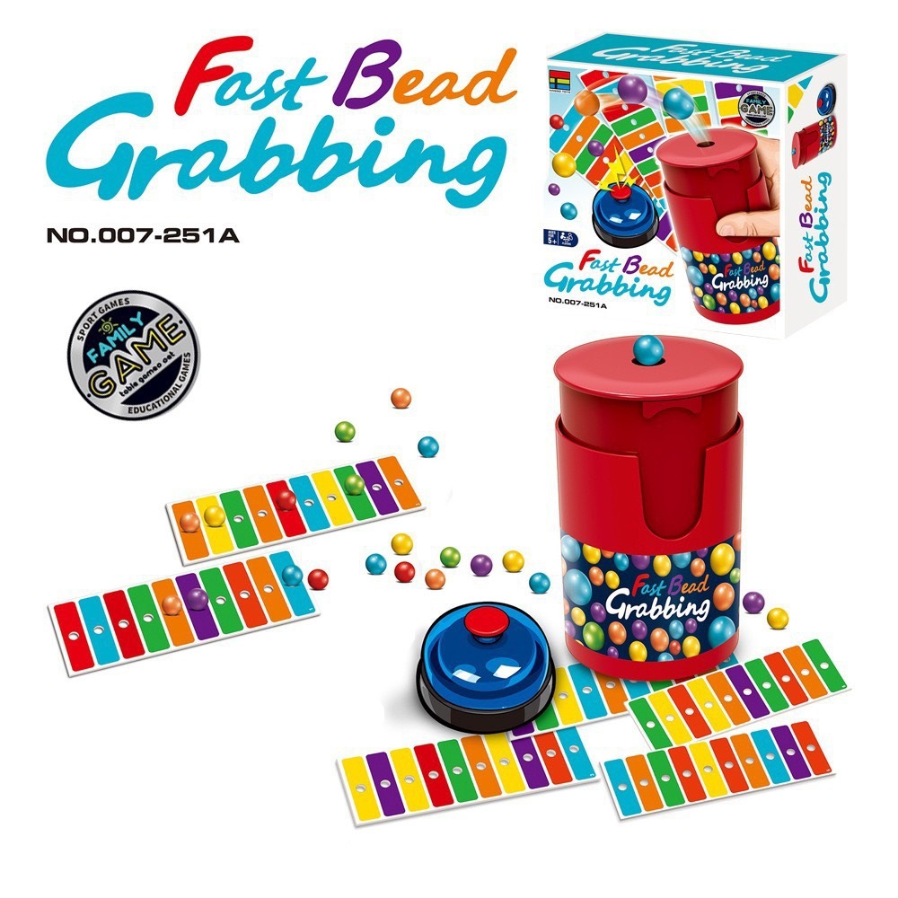 Party Games Kids Indoor - Fast Bead Grabbing Board Game for