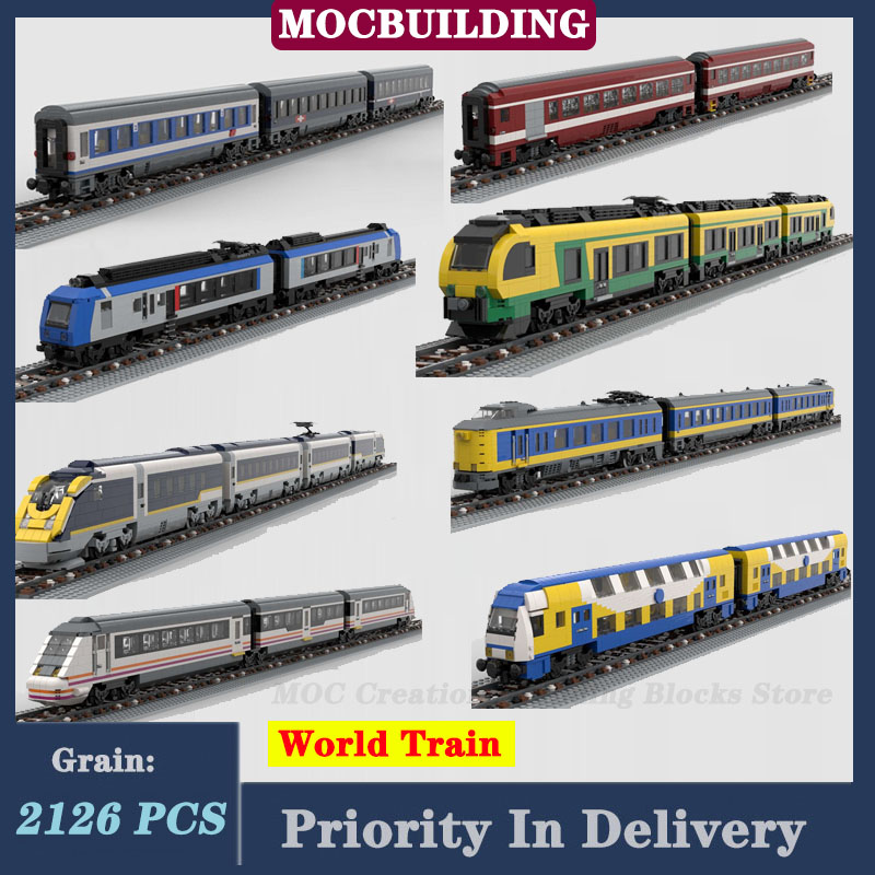 Lego Set City - MOC City 220 Class Diesel Train
