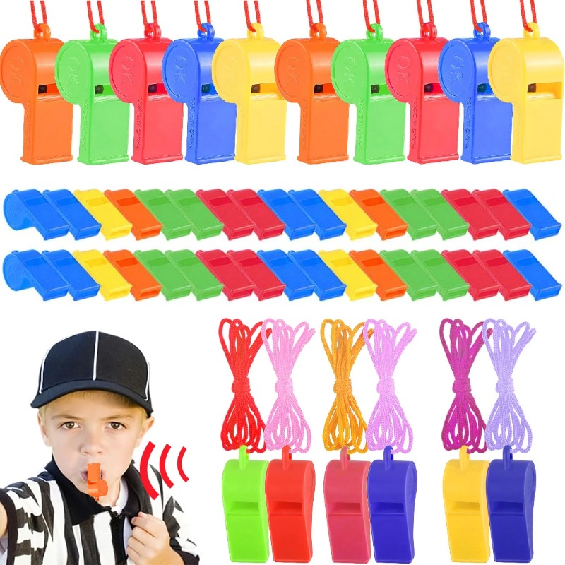 Party Games Adult Birthday - 100PCS Randomly Colored Birthday Whistle Children's