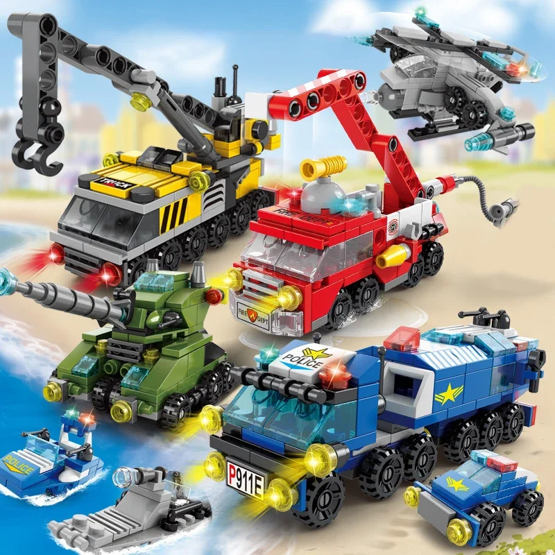 Lego Set City - City Fire Car Building Blocks for