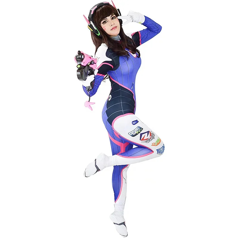 Dva Cosplay Costume Bodysuit Z - Party Games Youtube 评论和价格