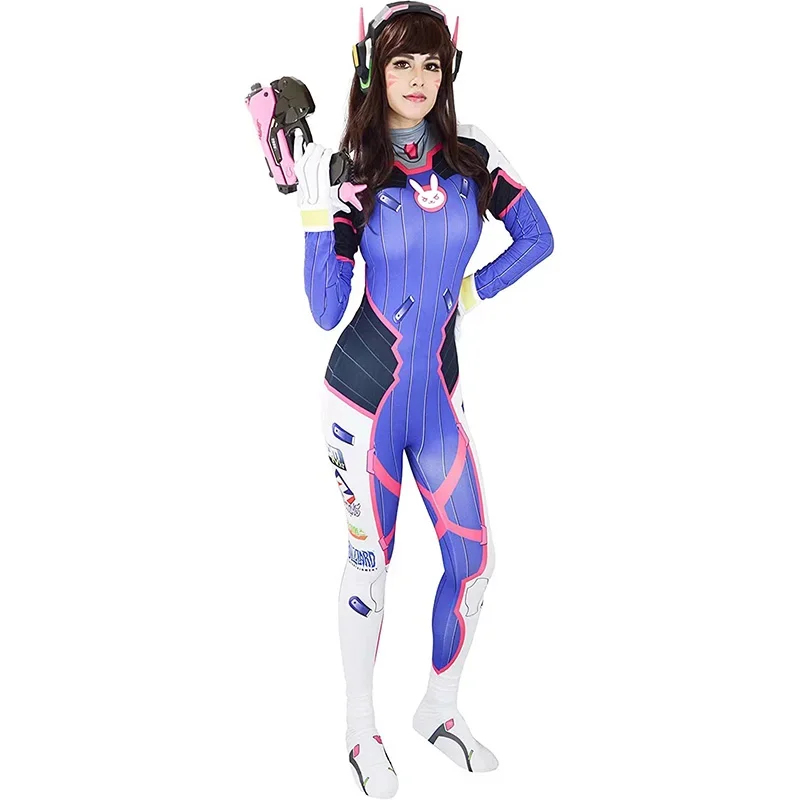 Dva Cosplay Costume Bodysuit Z - Party Games Youtube 评论和价格