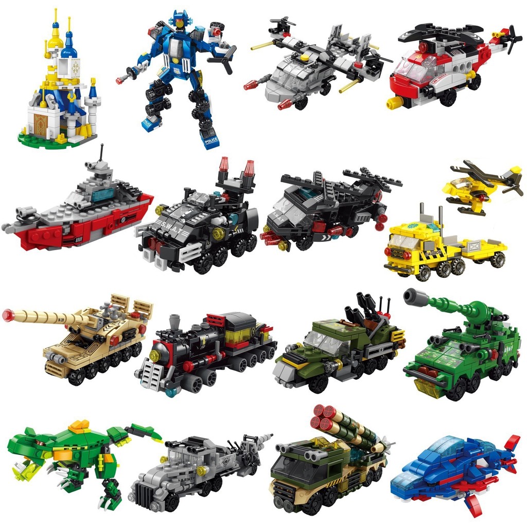 6 IN 1 City Engineering Car Po - Lego Set City 评论和价格
