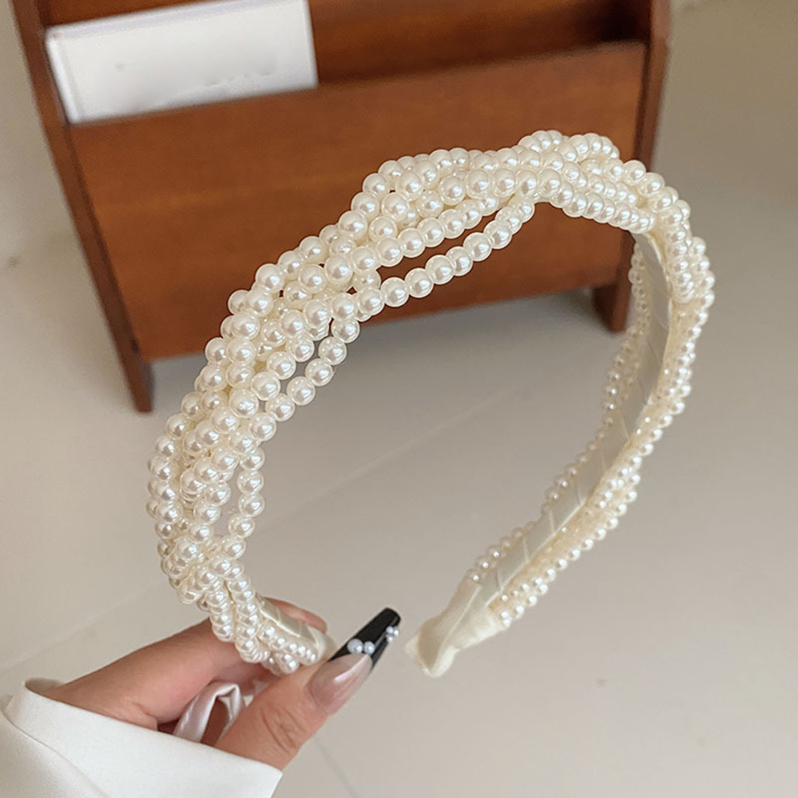 Elegant Pearl Headband for Wom - Ring Toss Outdoor 评论和价格