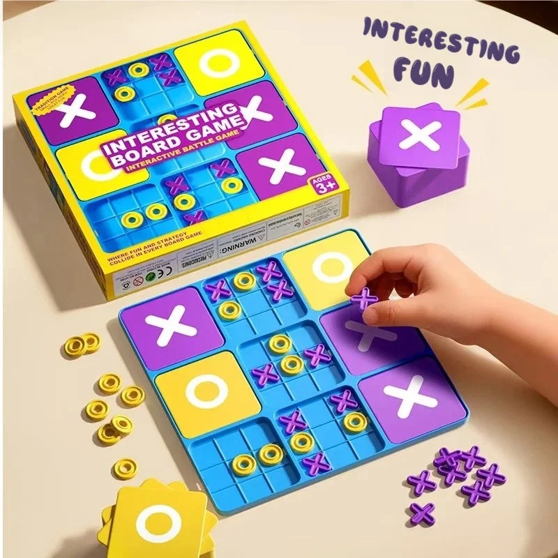 New Tic-Tac-Toe Board Game | K - Party Games Kids Indoor 评论和价格