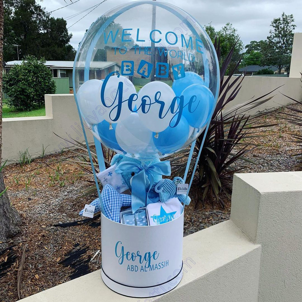 Gift Hamper Balloon Box Set Ba - Party Games Gender Reveal 评论和价格