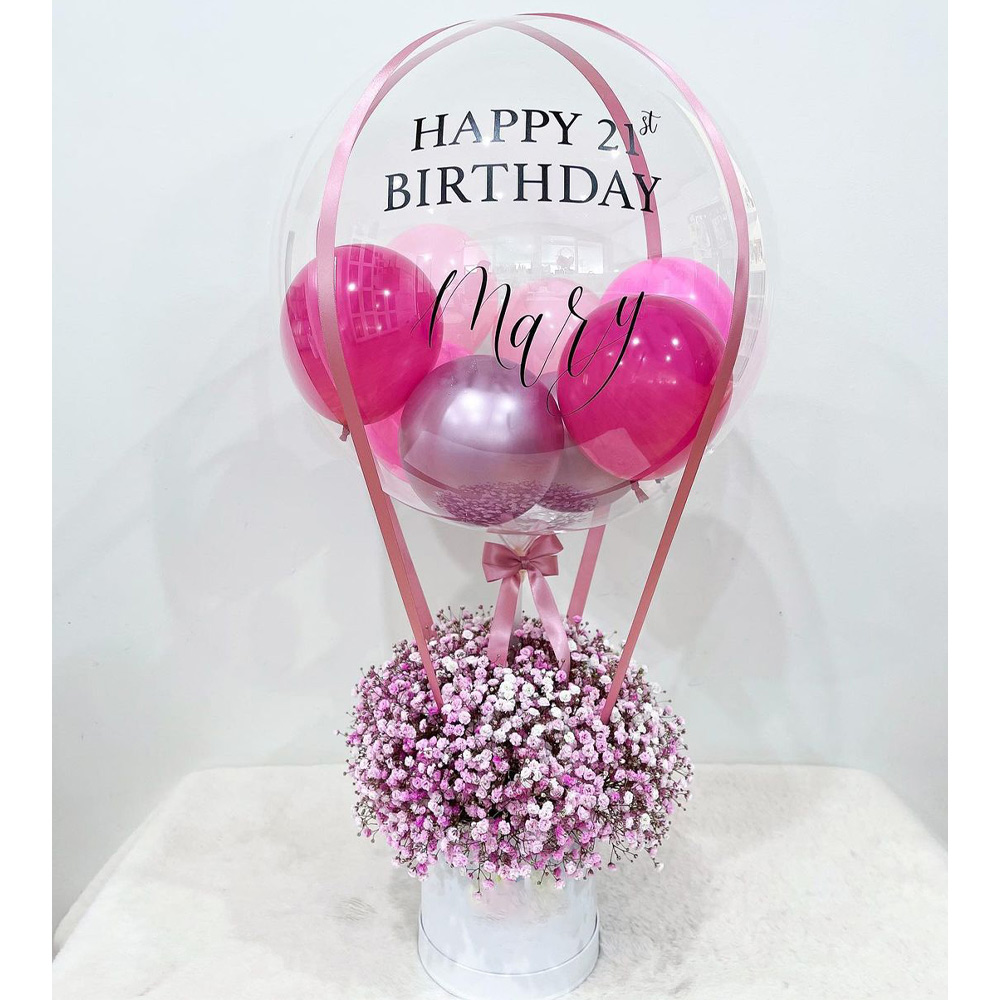 Gift Hamper Balloon Box Set Ba - Party Games Gender Reveal 评论和价格