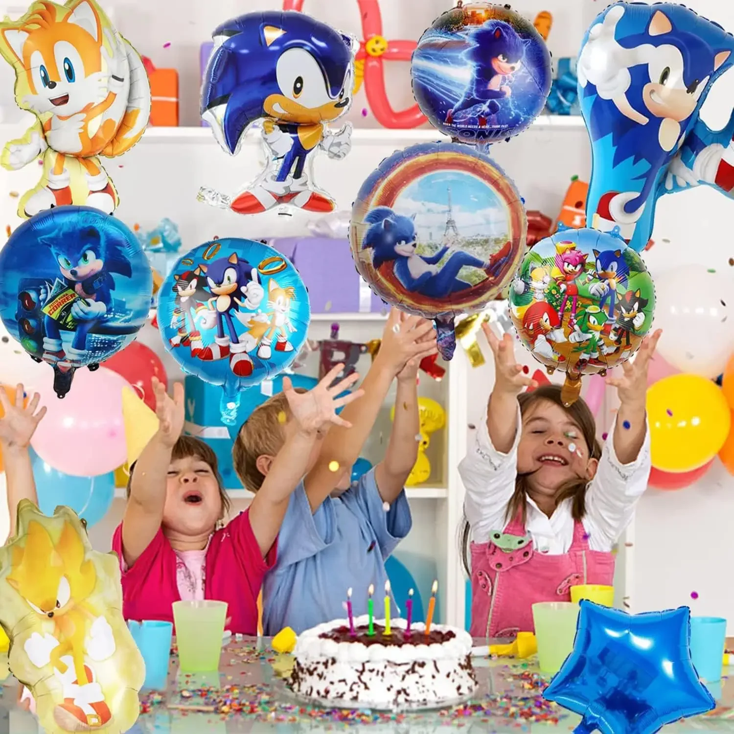 Cartoon Blue Flashing the Hedg - Party Games Adult Birthday 评论和价格