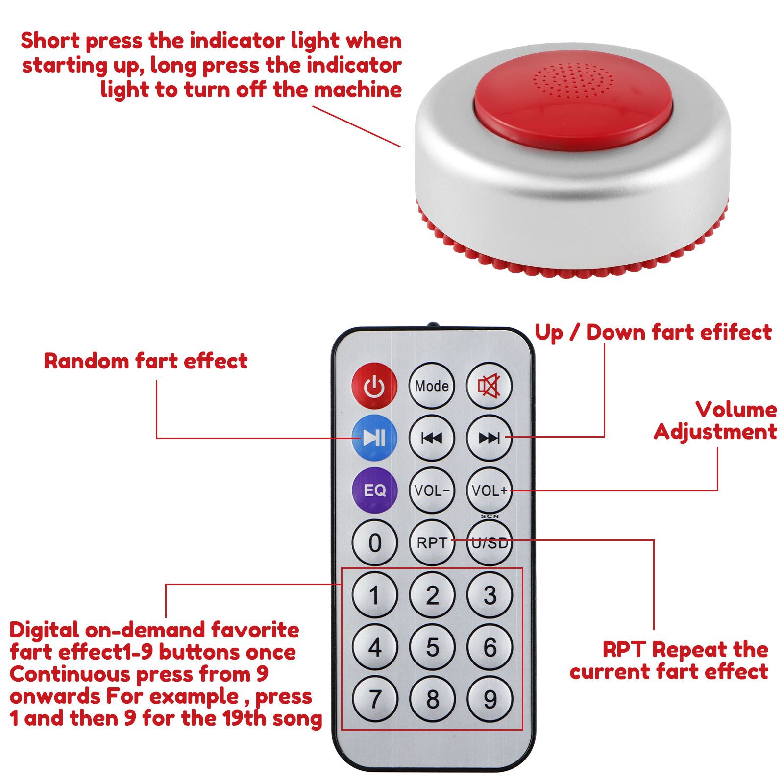Funny Sound Effects Machine Re - Party Games Gender Reveal 评论和价格