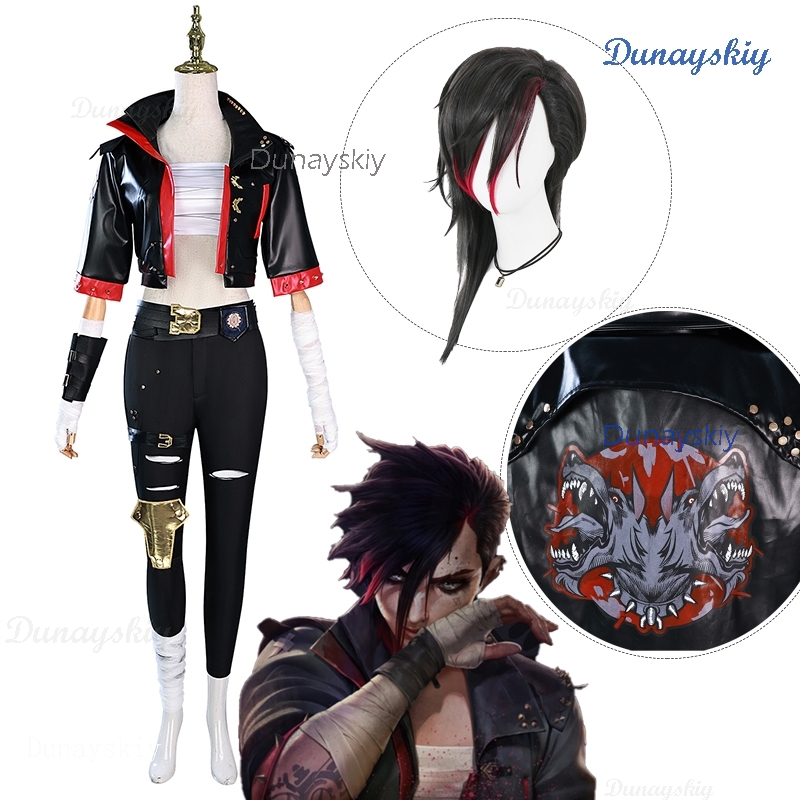 Vi Violet Anime Cosplay Arcane - Party Games Jack 评论和价格