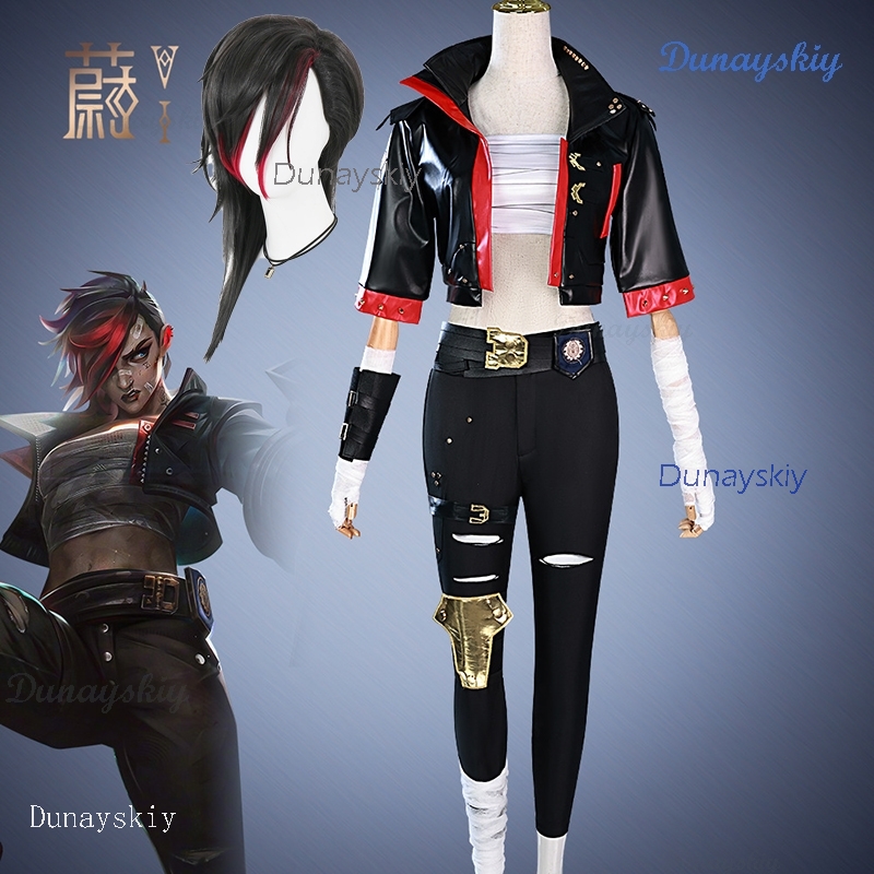 Vi Violet Anime Cosplay Arcane - Party Games Jack 评论和价格