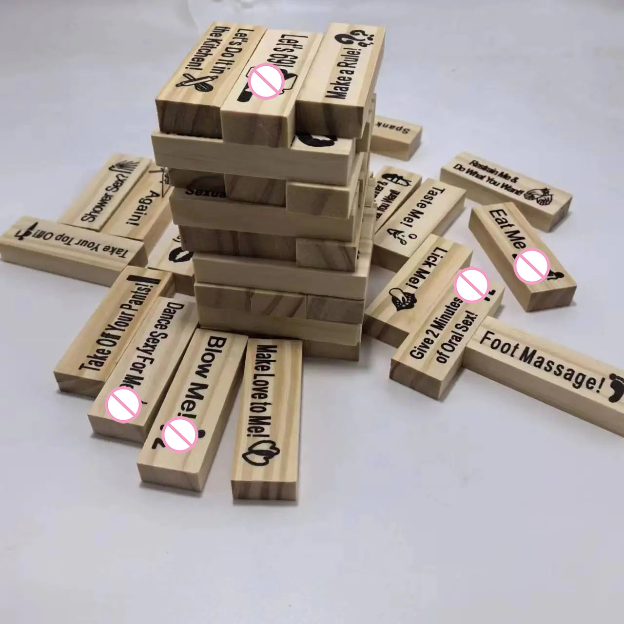 48PCS Sex Block Game for Adult - Party Games Ideas For Adults 评论和价格
