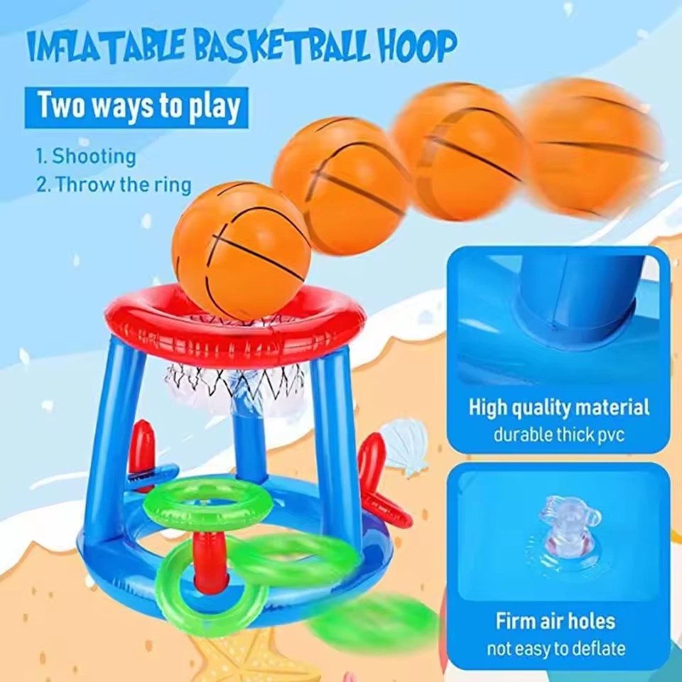 Inflatable Floating Basketball - Ring Toss Outdoor 评论和价格