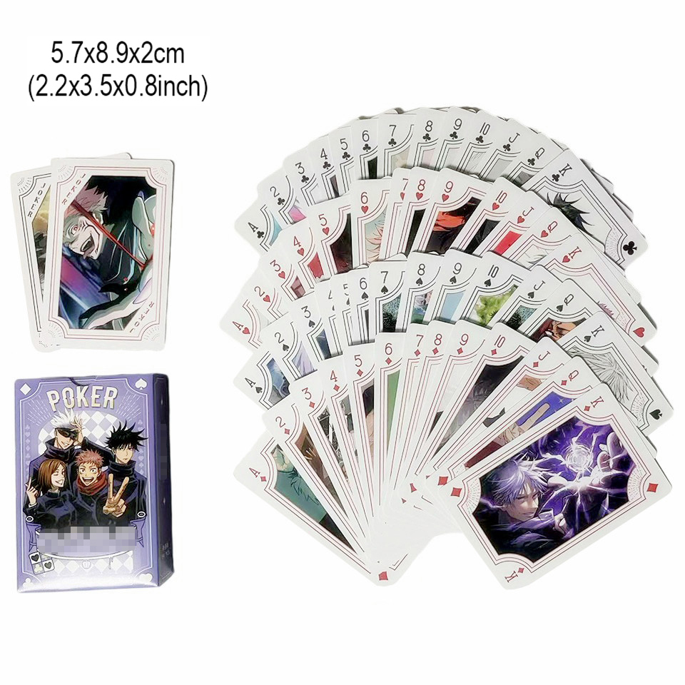 Jujutsu Kaisen Playing Poker C - Party Games Kids Indoor 评论和价格