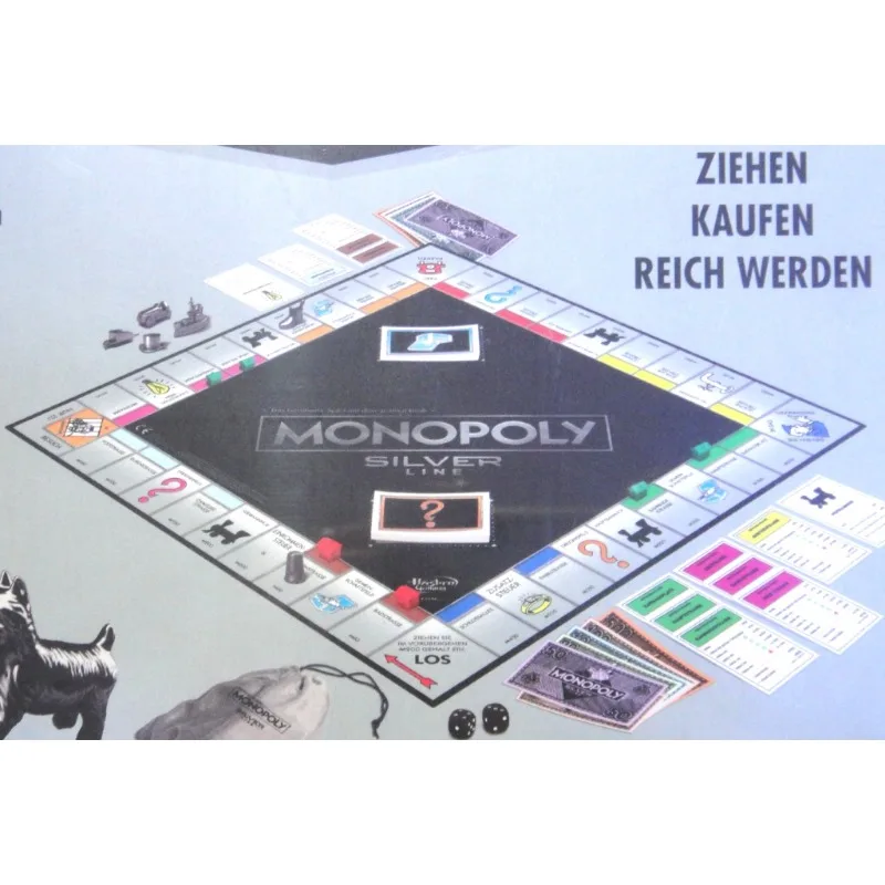 Hasbro Monopoly Figure Silvery - Hasbro Game Monopoly 评论和价格