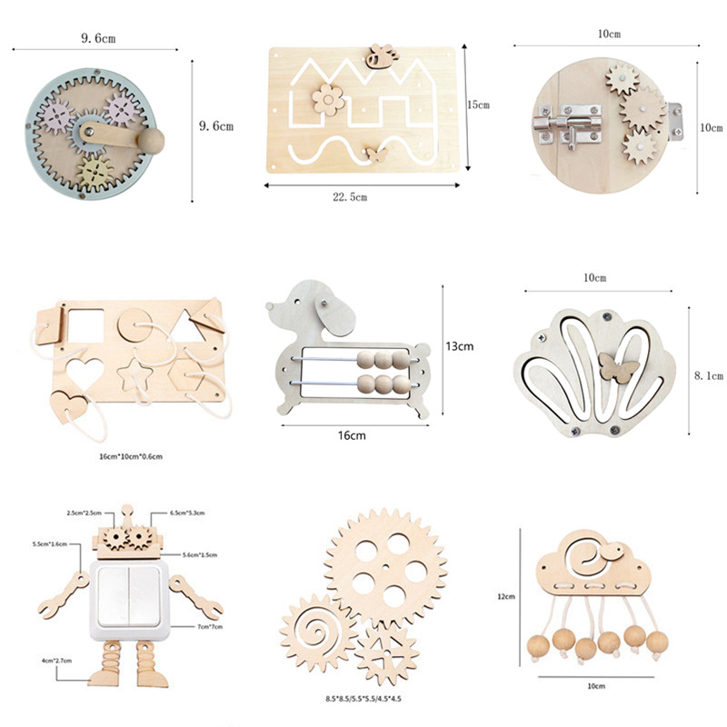 Kids Busy Board DIY Accessorie - Party Games Kids Indoor 评论和价格
