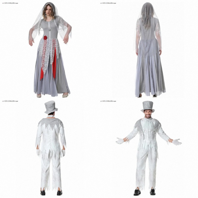 Couple Ghost Wedding Suit Hall - Zombie Party Games For Adults 评论和价格