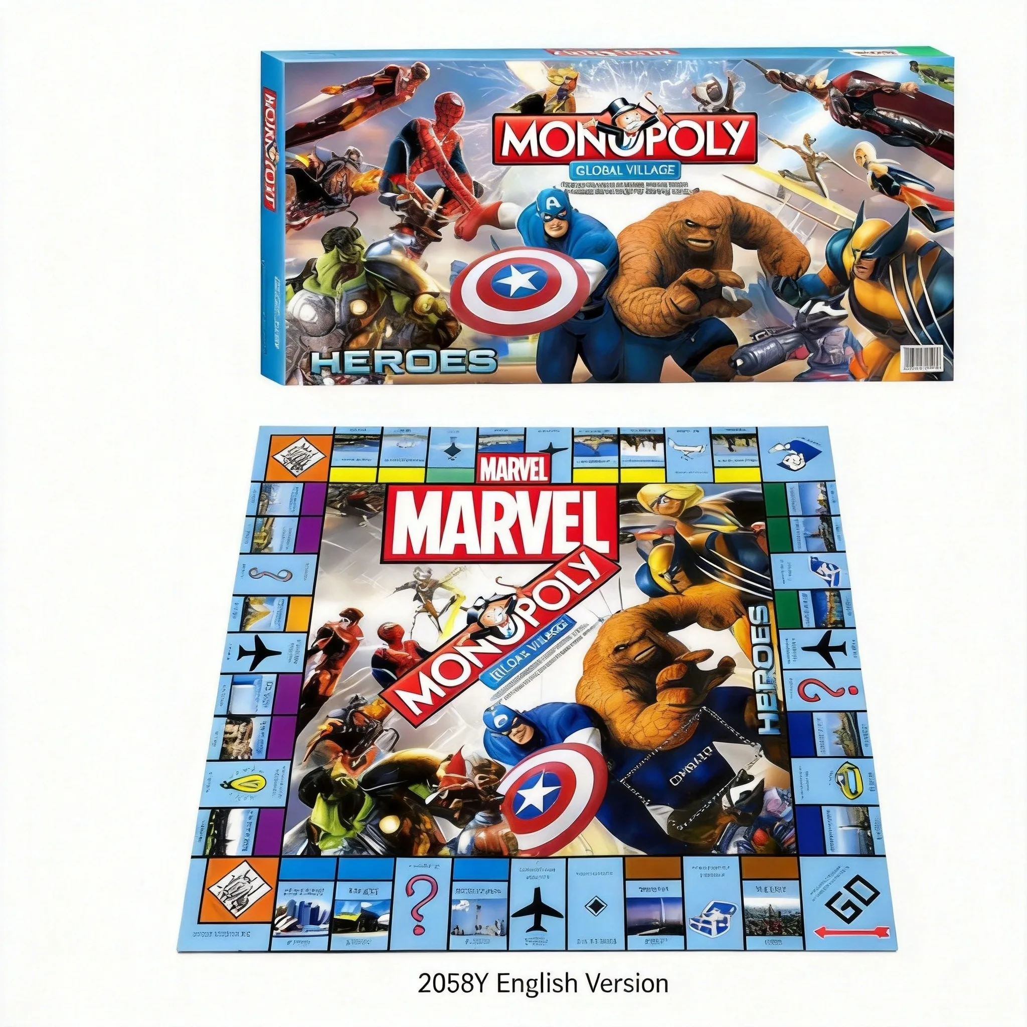 Marvel Heroes Monopoly Global  - Hasbro Game Monopoly 评论和价格