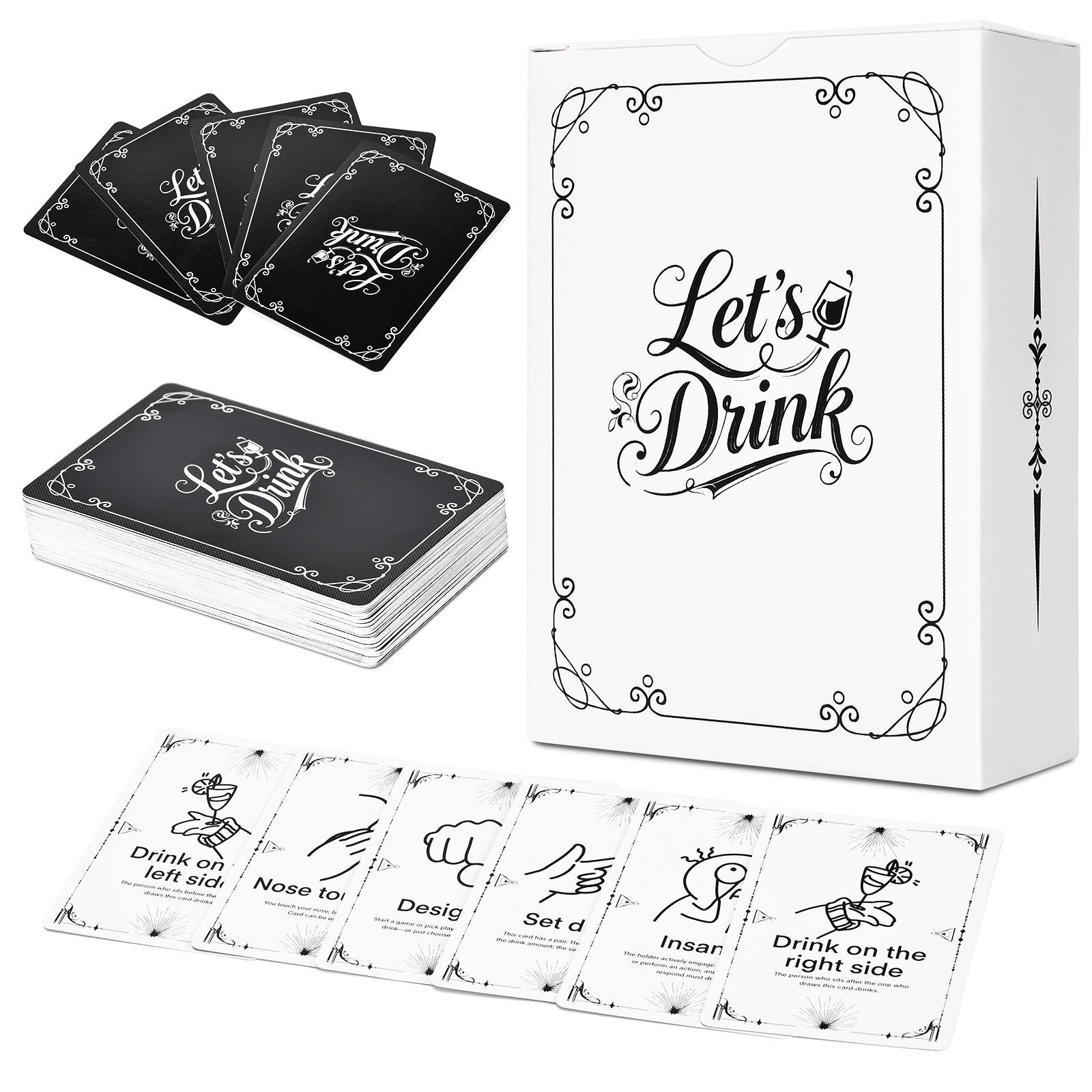 Adult Drinking Game Cards – 52 - Party Games Adult Birthday 评论和价格