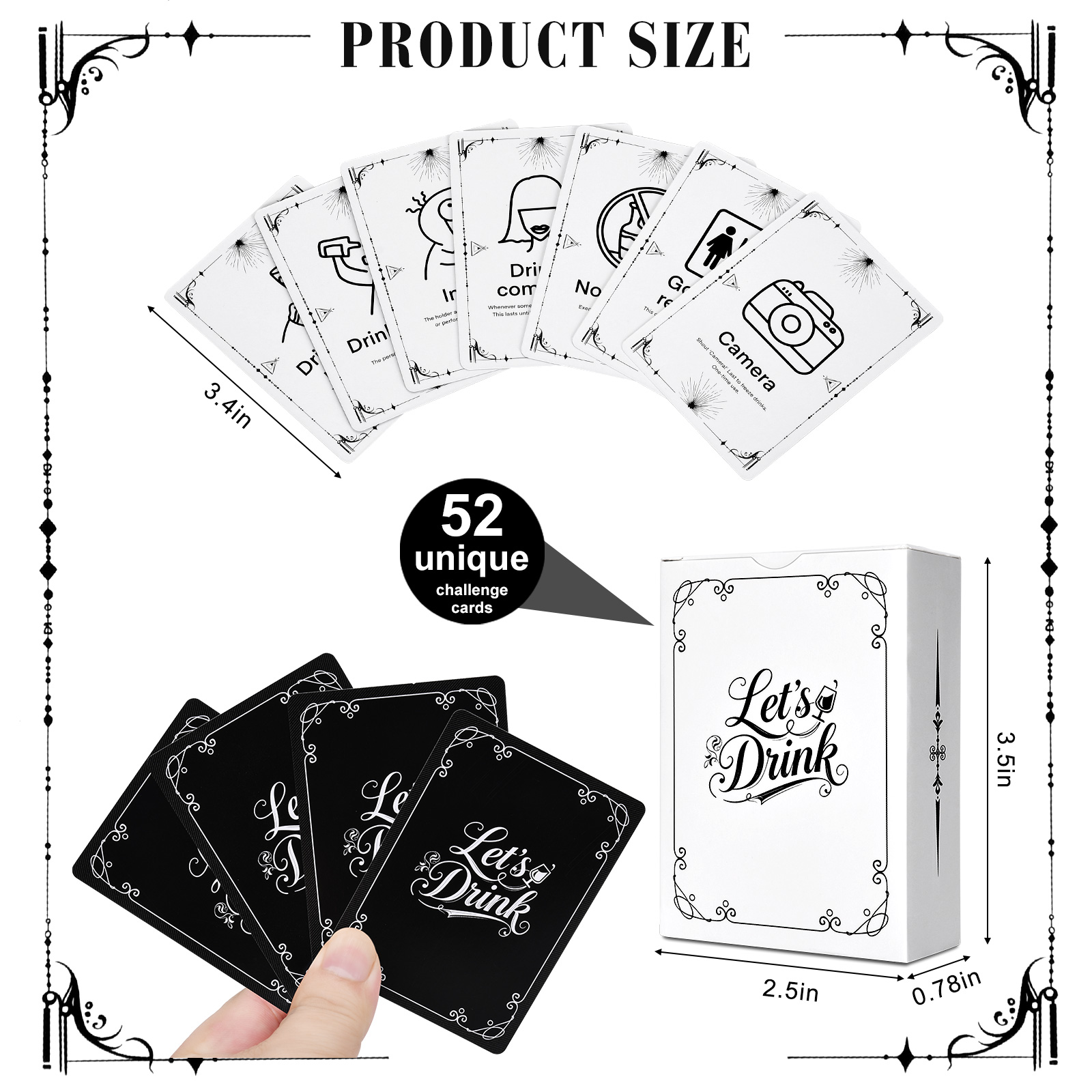 Adult Drinking Game Cards – 52 - Party Games Adult Birthday 评论和价格