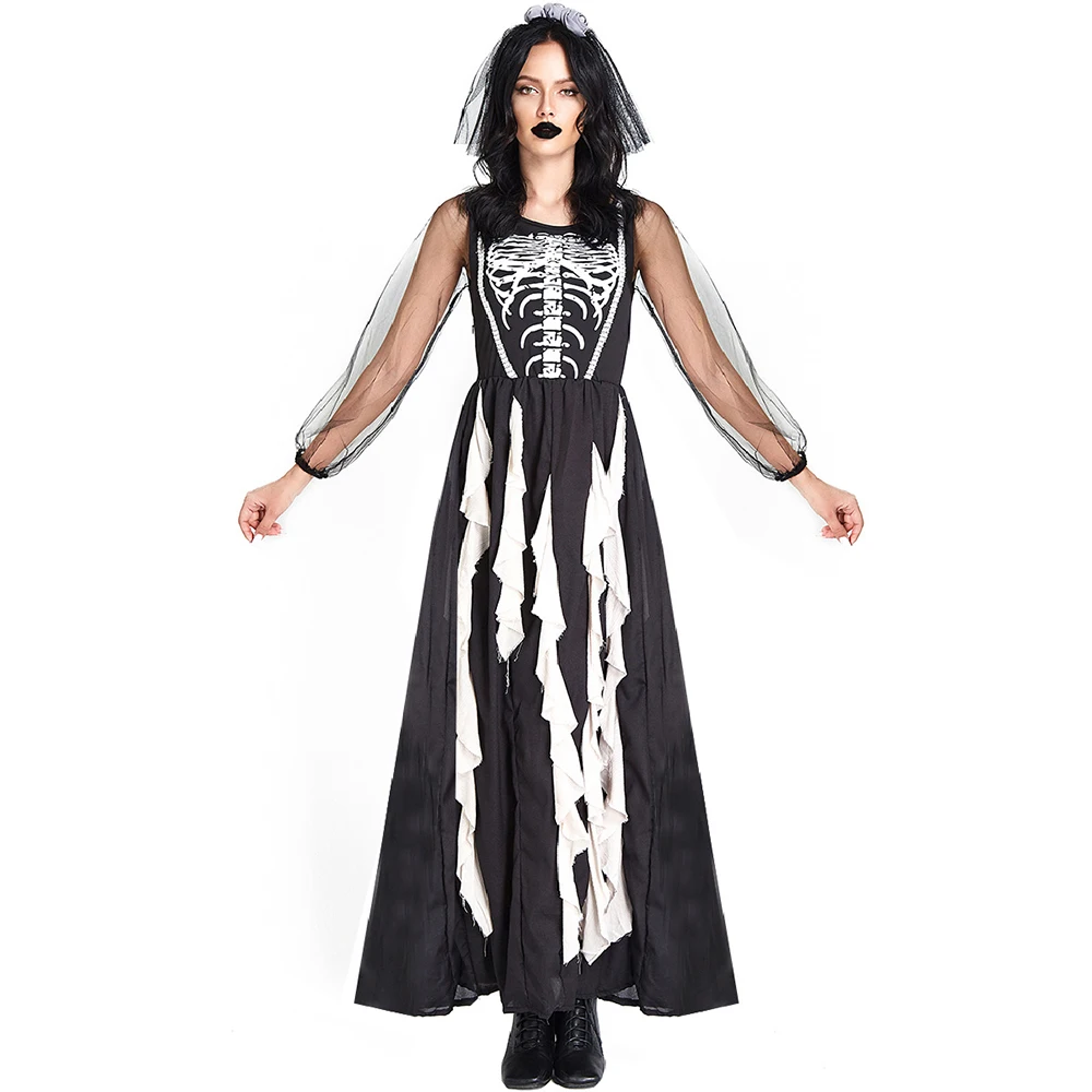Adult Scary Skull Ghosts Bride - Zombie Party Games For Adults 评论和价格
