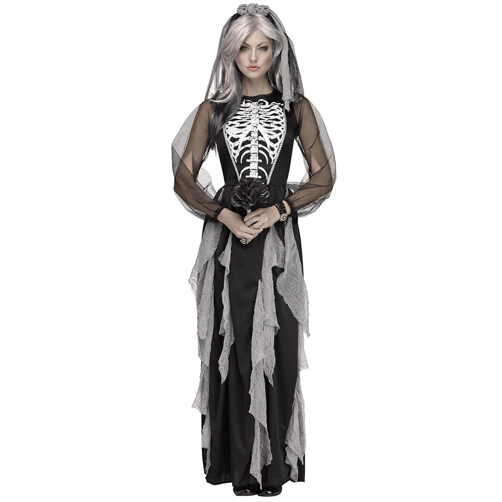 Adult Scary Skull Ghosts Bride - Zombie Party Games For Adults 评论和价格