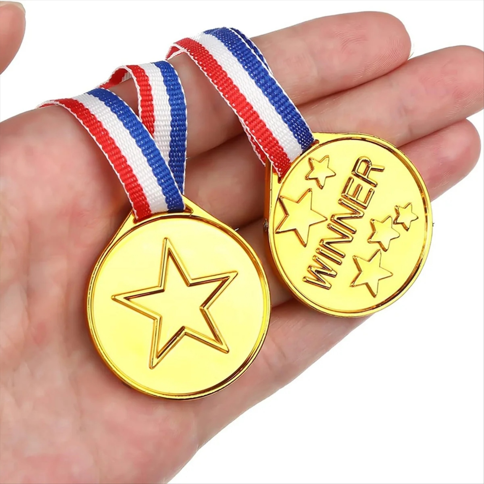 30Pcs Plastic Gold Winners Med - Party Games Gender Reveal 评论和价格
