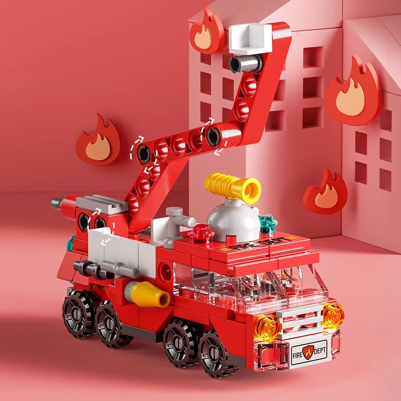 City Fire Car Building Blocks  - Lego Set City 评论和价格